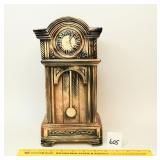 Vintage Clock Cookie Jar; has chip on inside lid;