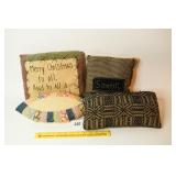 Group Lot of Primitive Pillows