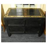Primitive Wooden Trunk / Chest; measures approx.