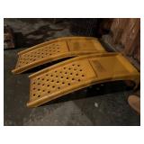 Pair of metal ramps