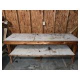 Wooden Work Bench