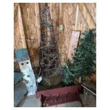 Group lot including Christmas Trees, Primitive