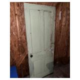 Antique wooden door