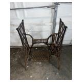 Antique Cast Iron Singer Sewing Machine Base