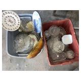 (2) Totes of Glassware