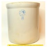 #6 Louisville Pottery Indian Head Stoneware Crock