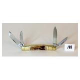 Hen & Rooster 4-Blade Solingen Germany Knife