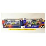 (2) Jeff Gordon Winners Circle 1:24 Scale Cars;