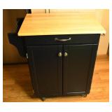 Primitive-Type Kitchen Island Cart