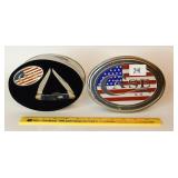 2-Blade Case XX Knife w/ matching belt buckle;