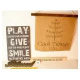 Group lot of Decorative Items including Good