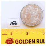 1890 Morgan S silver dollar