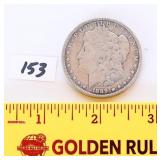1889 Morgan O silver dollar