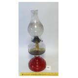 An antique Oil Lamp - Located in Dining Room