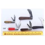 (3) two blade Barlow knives the all show wear