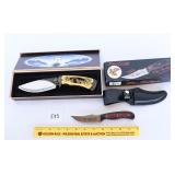 Two knives Frost Cutlery the Badger and the other