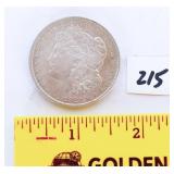 1921 Morgan silver dollar no mint mark