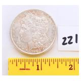 1880 Morgan S silver dollar