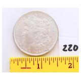 1884 Morgan O silver dollar