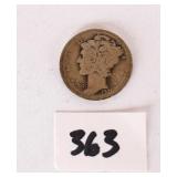 A 1921 mercury dime