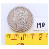 1901 Morgan silver dollar