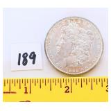 1898 Morgan O silver dollar