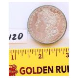 1880 Morgan S silver dollar