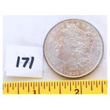 1899 Morgan O silver dollar