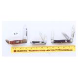 (3) Pocket Knives - a  Boker Tree brand 3 blade,