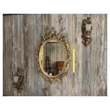 Home Interior type mirror. With matching wall