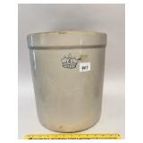 A antique number four crown crock. Stoneware