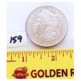 1891 Morgan O silver dollar
