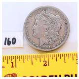 1891 Carson City Morgan silver dollar