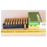 Box of 50 rounds Remington 9 millimeter Ruger 115
