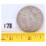 1892 Carson City Morgan silver dollar