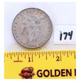 1894 Morgan silver dollar no mint mark