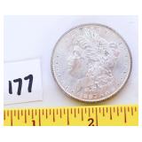 1897 Morgan silver dollar no mint mark