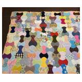 A vintage quilt top Measures approx. x 80