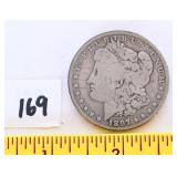 1897 Morgan O silver dollar