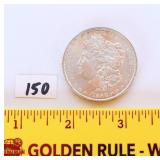 1888 Morgan O silver dollar