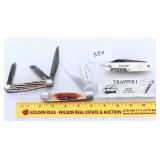 A trapper genuine pick bone stag handle smoky