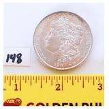 1887 Morgan O silver dollar