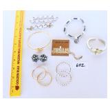 A group lot of jewelry. Includes some earrings, a