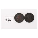 (2) half cents. It appears to be 1807
