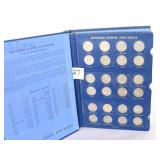 A full booklet of Jefferson nickels