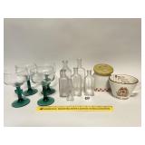 An assortment of items including some vintage