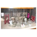 A larger assortment of glassware another