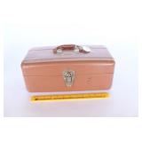 A vintage metal wizard tackle or toolbox