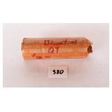 A roll of bicentennial quarters