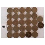 (27) Buffalo nickels